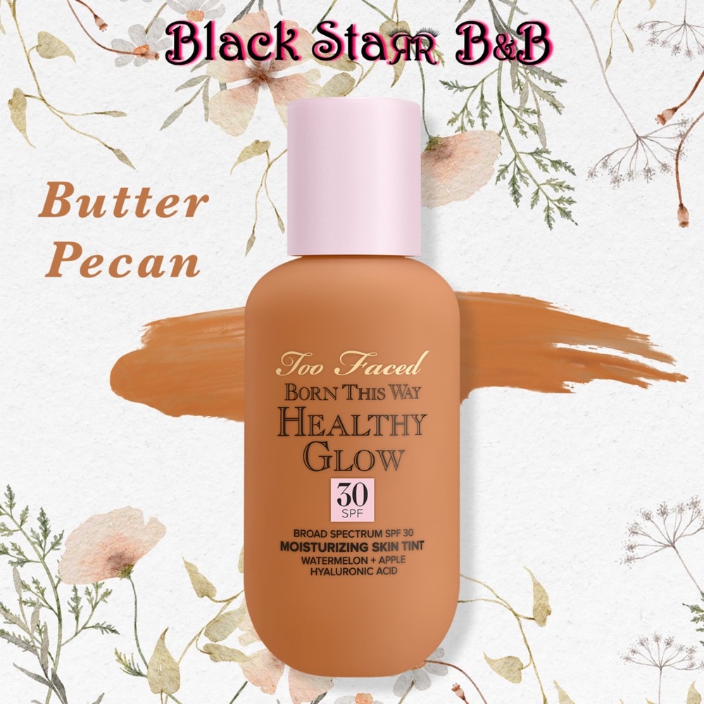 Too Faced Born This Way Healthy Glow Moisturzg Skin Tint ButPecan SPF30 60ml NEW
